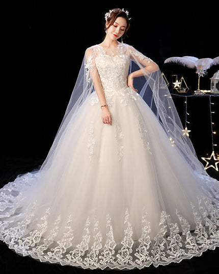 Wedding Dress Female Short Shoulder Simple Short