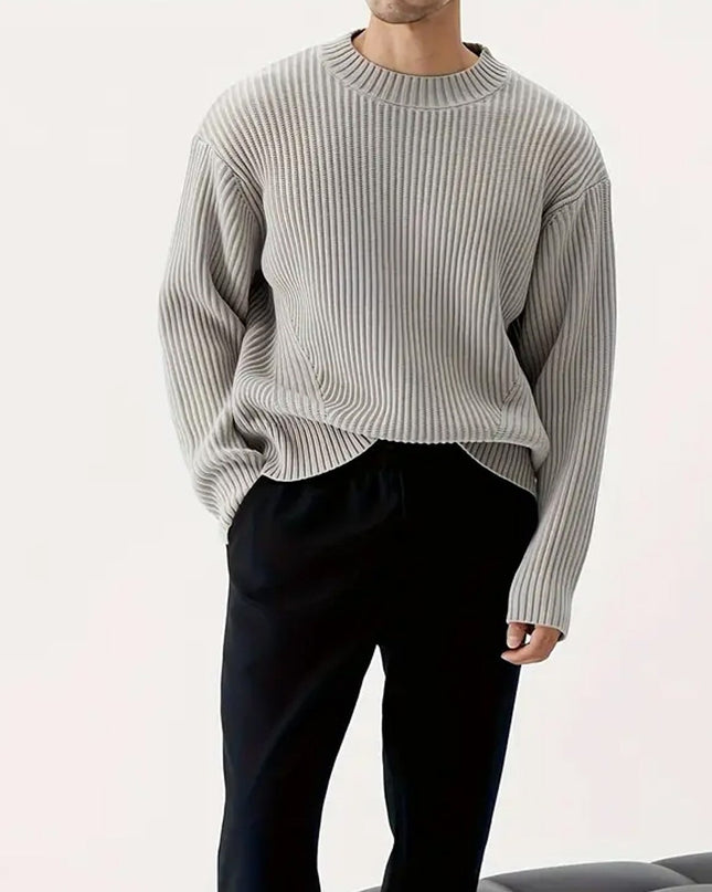 Ins Round Neck Korean Style Trendy Sweater Men