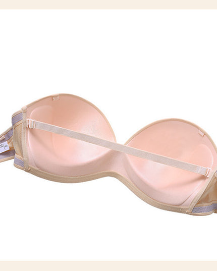 Bra D Cup Sexy Tube Top Invisible Bra Wrapped Underwear
