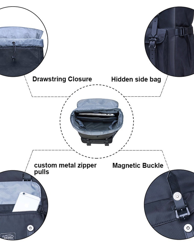 KAUKKO Large Capacity backpack Daypack Laptop Backpack Schooldbag Business Travel Backpack Sports Knapsack Rucksack