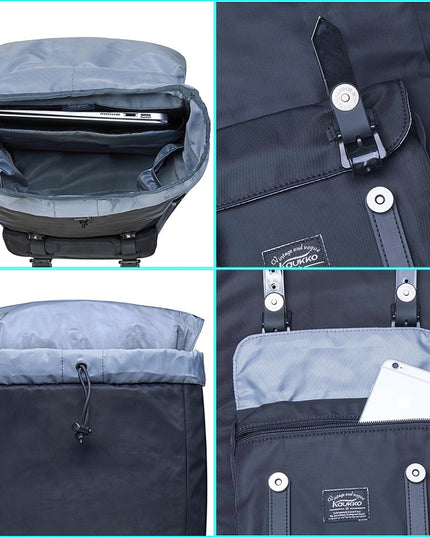KAUKKO Large Capacity backpack Daypack Laptop Backpack Schooldbag Business Travel Backpack Sports Knapsack Rucksack