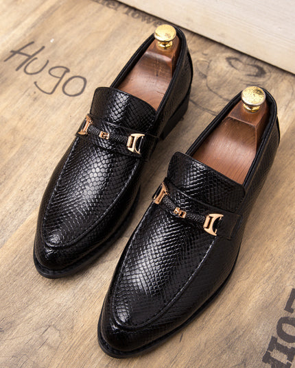 Men'S Shoes Red Hair Stylist Leather Shoes Men Wedding Shoes