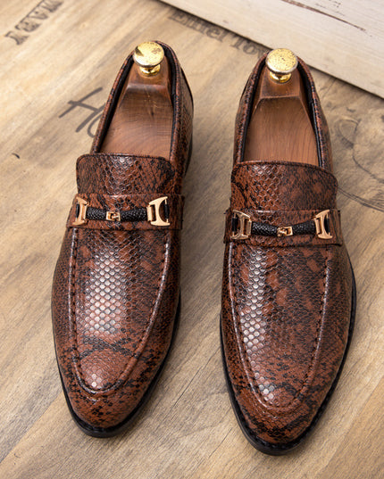 Men'S Shoes Red Hair Stylist Leather Shoes Men Wedding Shoes