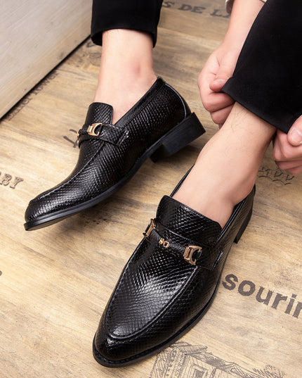 Men'S Shoes Red Hair Stylist Leather Shoes Men Wedding Shoes
