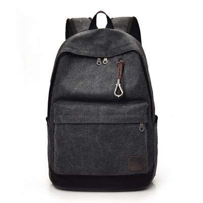 Stylish College Student  Travels In a Large Capacity Rucksack