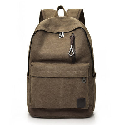 Stylish College Student  Travels In a Large Capacity Rucksack