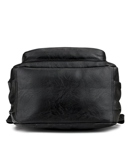 New Bag Simulation Leather Backpack, Soft Leather Large-Capacity Fashion Backpack Backpack, Casual Simple One Shoulder