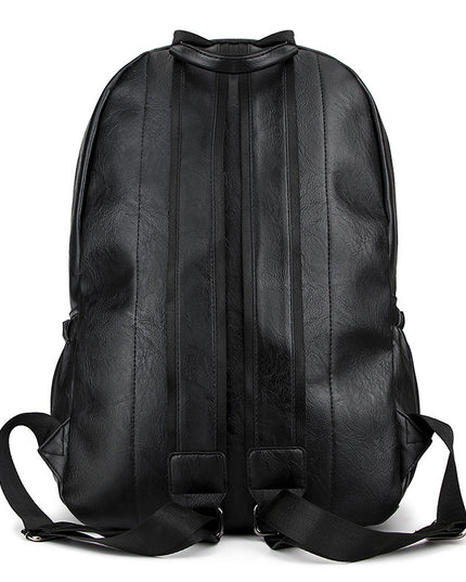 New Bag Simulation Leather Backpack, Soft Leather Large-Capacity Fashion Backpack Backpack, Casual Simple One Shoulder
