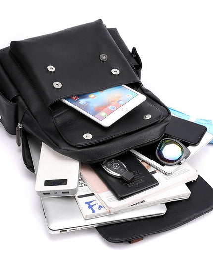 Pu Soft Noodle Large-Capacity Student Bag