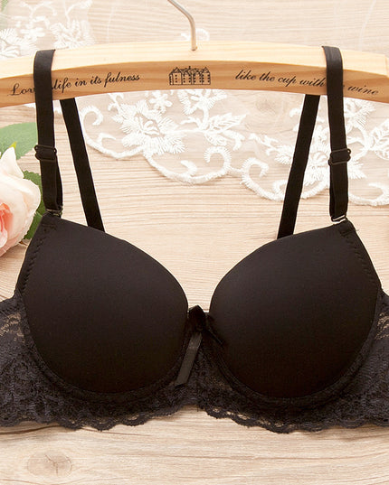 Bra Small Chest Gathered Bra With Underwire