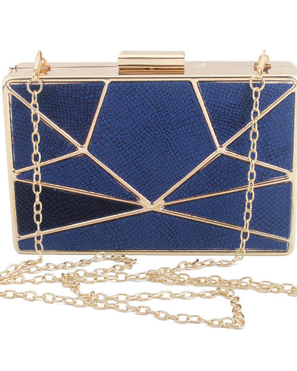Fashion Trend Elegant Atmosphere Lady Solid Color Flannel Dinner Bag