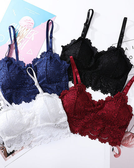 Lace Beauty Strap Bra Padding Bra
