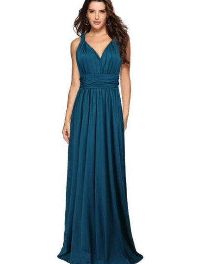 Women's Sexy Long Party Dress Club Floor-Length Summer Backless Bandage Maxi Dress Multiway Bridesmaids Boho Women Dress Vestidos