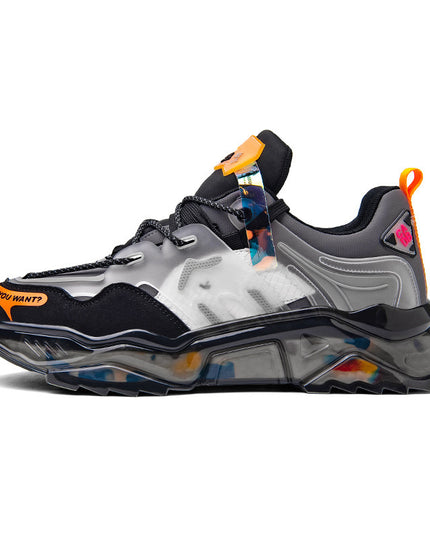 New Style Cool Casual Popcorn Bottom Spring And Autumn Comfortable Casual Youth Sports Shoes Men