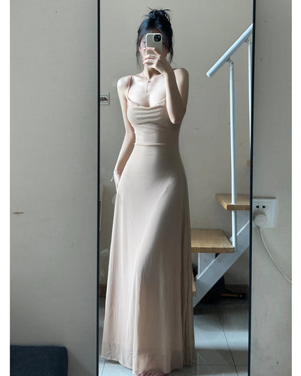 Summer Waist Slimming Elegant Adult Lady Like Woman Socialite French Dress