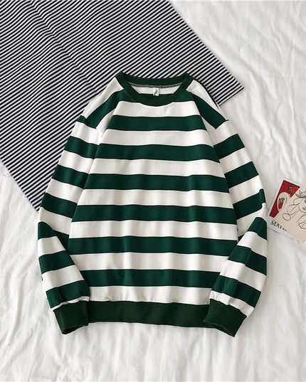 Striped Trendy Sweater Men's Hip Hop