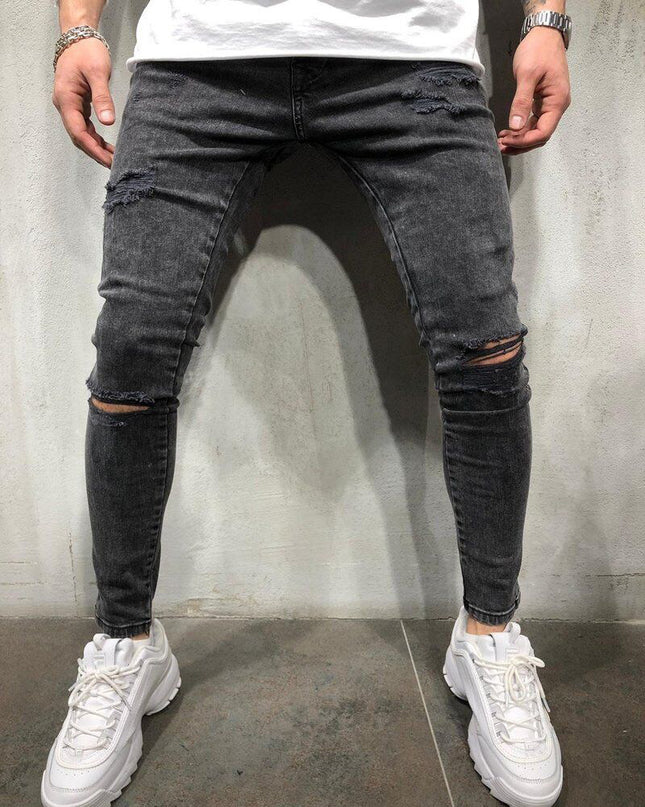 High Street Men's Knee Hole Jeans