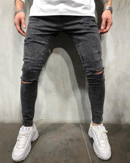 High Street Men's Knee Hole Jeans