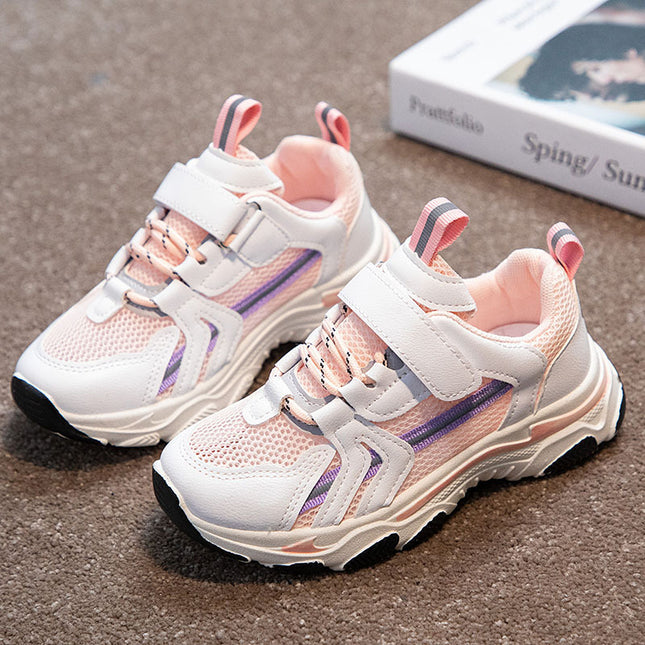 Boys' Sports Shoes Spring And Autumn New Mesh Breathable Boys Soft Bottom Children's Children's Casual Net Shoes