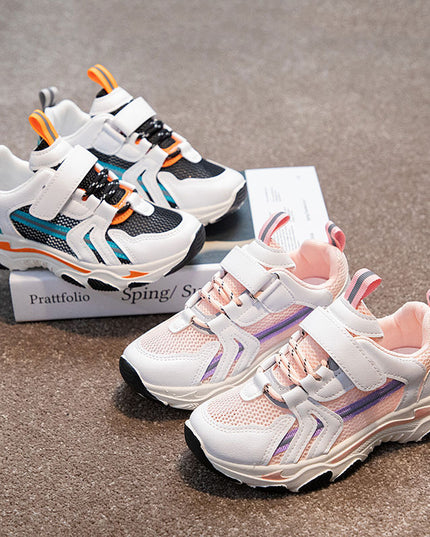 Boys' Sports Shoes Spring And Autumn New Mesh Breathable Boys Soft Bottom Children's Children's Casual Net Shoes