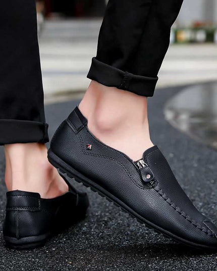 Boys No Shoelaces Pointed Toe Acne Peas Shoes Yellow Orange Lazy Single Thin Moccasins Rest Scoop Shoes
