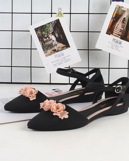 Toe-toe Flat Buckle Outer Sandals