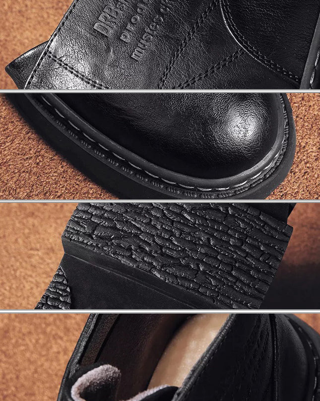 High-top Boots Black Overalls Boots Boys