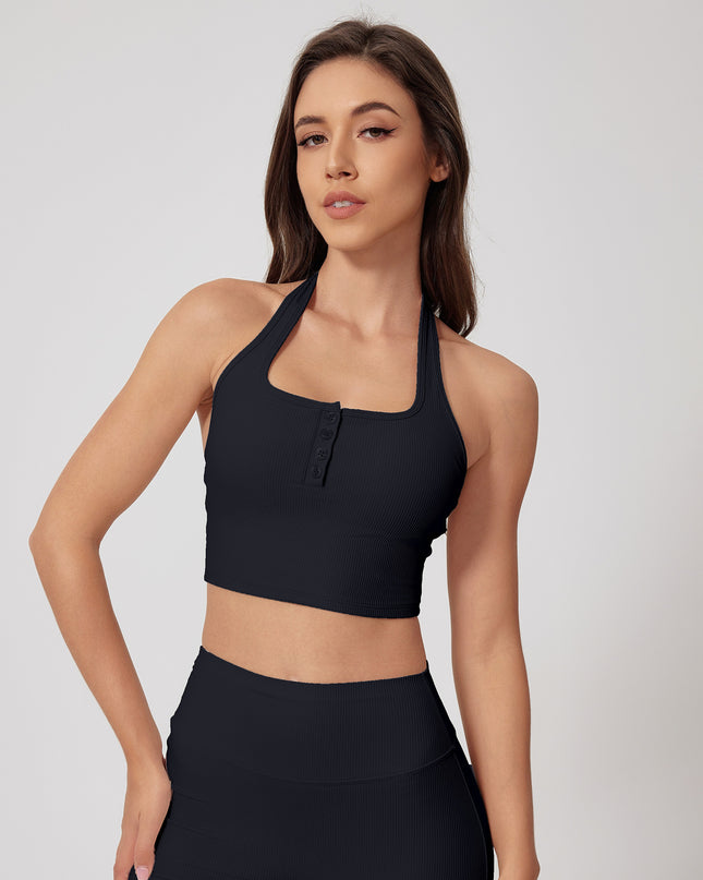 Halter Bra Quick-drying Thread Backless Bra