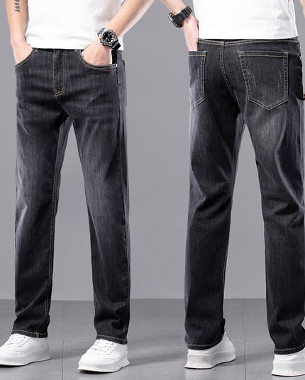 Men's Straight Slim Stretch Casual Pants