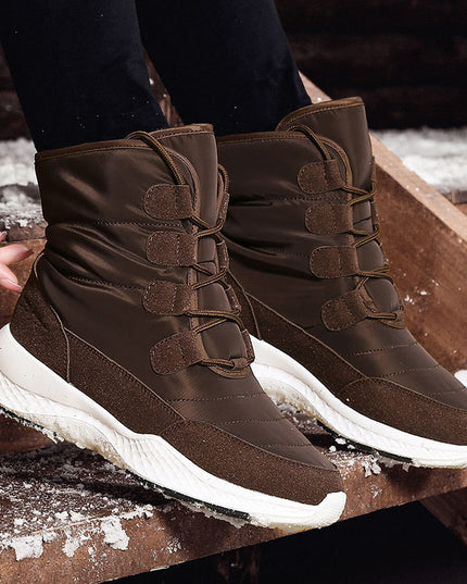 Plus Velvet Long Tube Plus Size Snow Boots Women