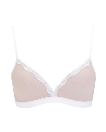 Bra lace triangle cup