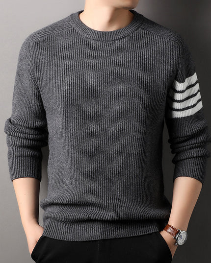 Loose-fitting Pullover Round-neck Men's Bottoming Shirt
