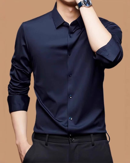 Seamless High Elastic Long Sleeve Anti-wrinkle Shirt