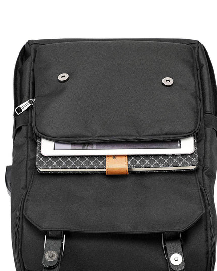 Men's Backpack Retro Travel Bag USB