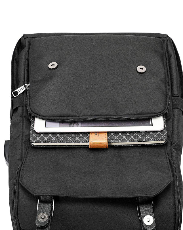 Men's Backpack Retro Travel Bag USB