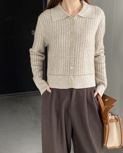Long Sleeve New Cardigan Stitching Women