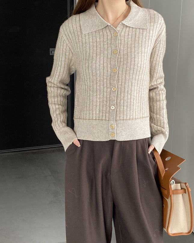Long Sleeve New Cardigan Stitching Women