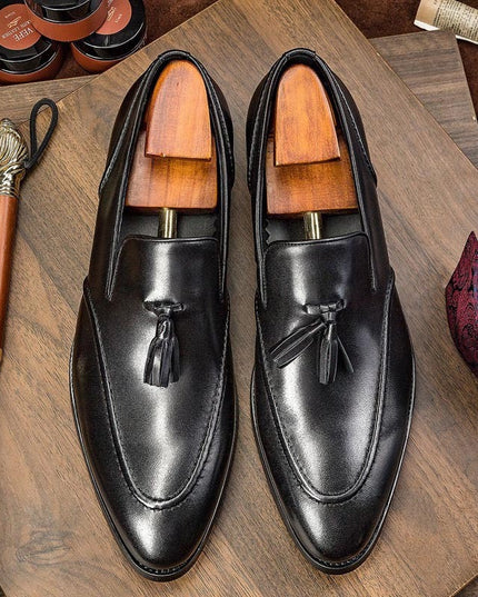 Business Casual Tassel Leather Shoes Men