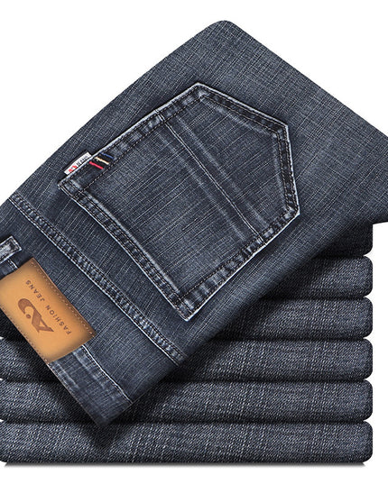 Men's Loose Straight Leg Summer Jeans