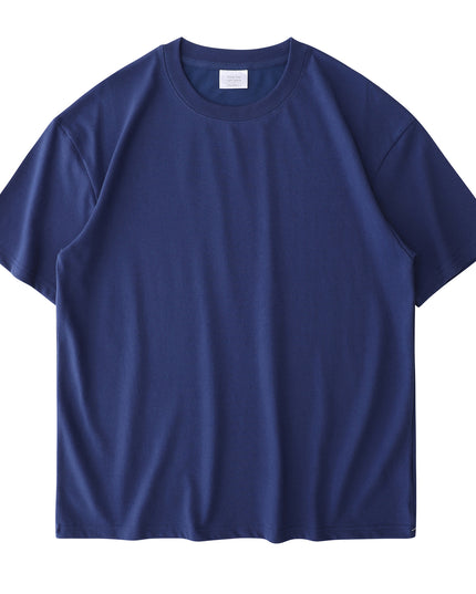 Heavy Cotton T-shirt Plus Size Round Neck Bottoming Shirt Thickened 240g