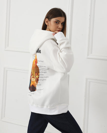 Women's Fashionable Casual Printed Long Sleeved Sweatshirt