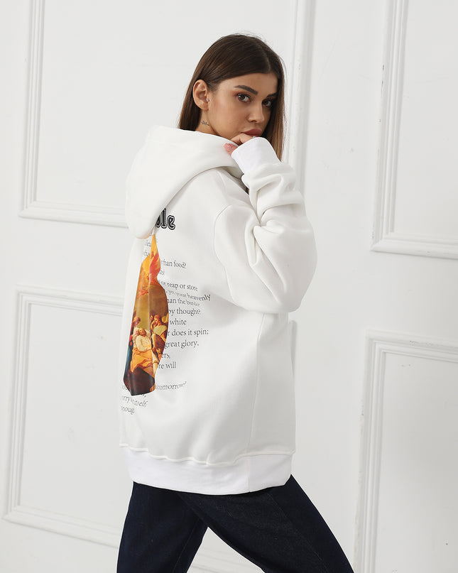 Women's Fashionable Casual Printed Long Sleeved Sweatshirt