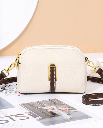 Layer Cowhide Large Capacity Square All-match Shoulder Bag