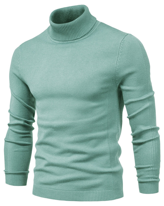 Men's Solid Color Pullover Sweater