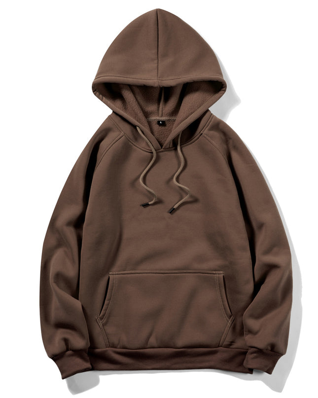 Loose Cool Blank Fleece Sweater Men's