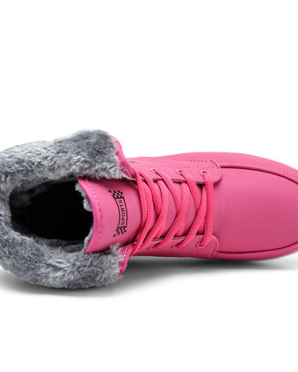 Wedge snow boots