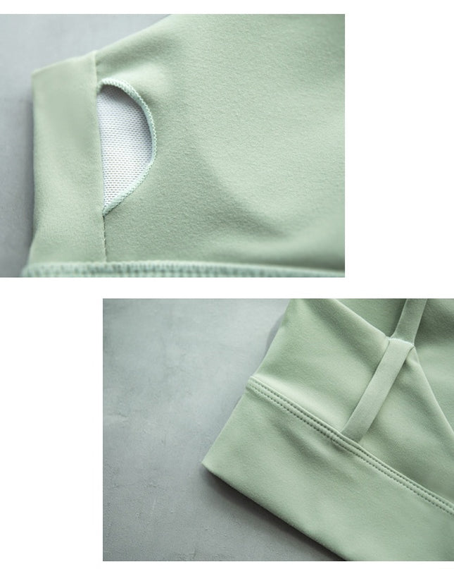 Breathable sports bra women