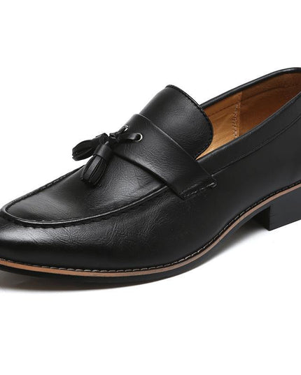 British Retro Slip-on Tassel Loafers Men's Casual