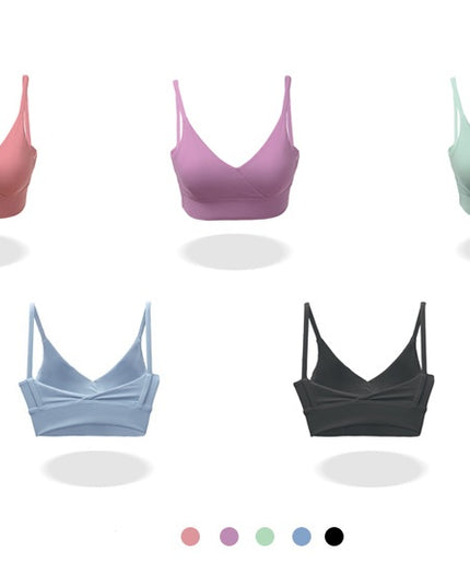Breathable sports bra women