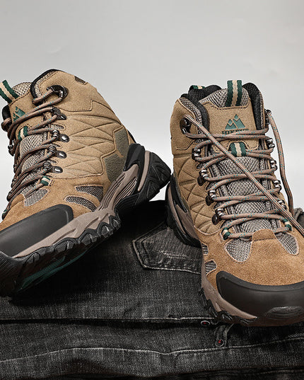Outdoor Leisure Sports High-top Waterproof Non-slip Men's Hiking Shoes